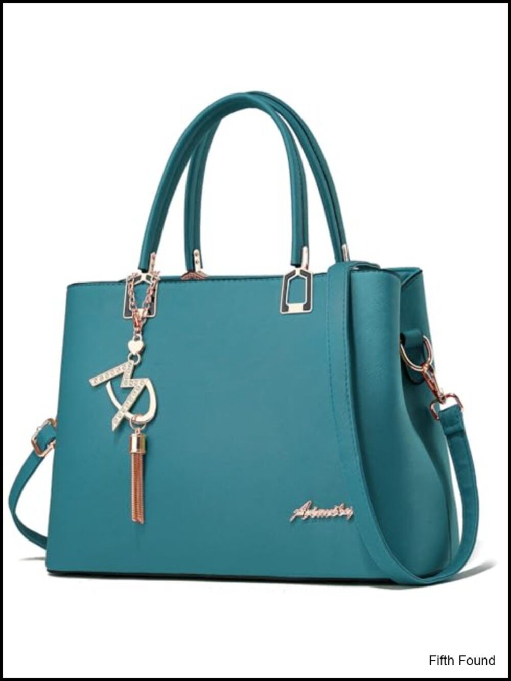 PU Leather Satchel Tote Shoulder Bag Top Handle Crossbody Purse